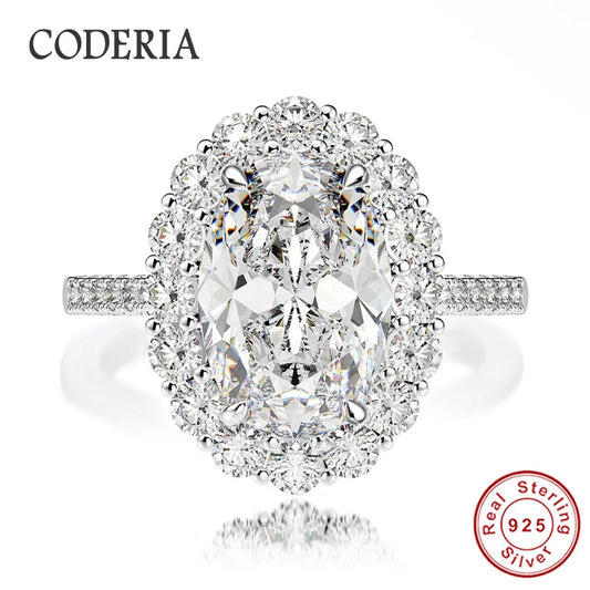 4.5CT Moissanite Sterling Silver Ring